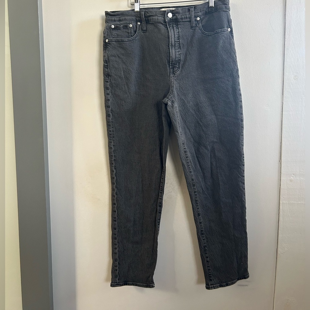 Madewell gray perfect‎ vintage jeans. 32 tall